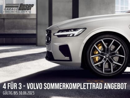 4 für 3 - Volvo Sommerkomplettrad Angebot