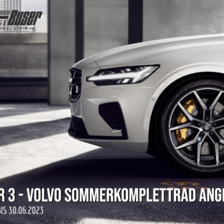 4 für 3 - Volvo Sommerkomplettrad Angebot